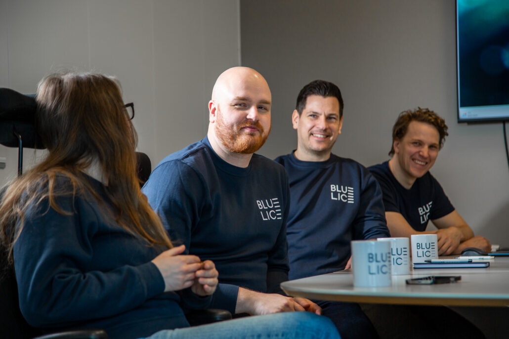 Blue Lice-teamet i møte om teknologi, dokumentasjon og forebygging av lakselus.